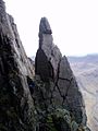 Image 30Napes Needle on Great Gable, a favourite of the early climbers (from History of Cumbria)