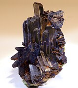 Azurite - mine de Touissit, Oujda - Maroc (6,6 × 3,8 cm).