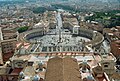 Vatikanstadt: Blick von der Kuppel des Petersdoms