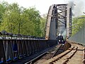 railway bridge on Warta river