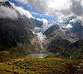 Vista dal passo del Susten, Alpi Urane