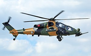 T-129 ATAK 2014 Farnborough Airshow'da