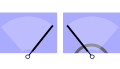 Essuie-glace indépendant (en dessous).