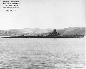 SS-206 Gar, c. 1943 off Mare Island