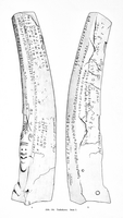 Tschirkowo stela, reinscribed with Old Turkic runic characters, circa 7th-8th century CE