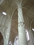 Transept pier and vaults, Basilica of Saint-Nicolas-de-Port