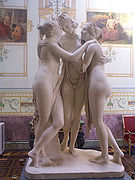 Canova (1757-1822), Les Trois Grâces.