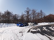 二度上峠口の駐車場