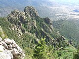 Un pic des monts Sandia.