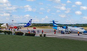 ATR 72-500 de TAG Airlines en el Aeropuerto Internacional Mundo Maya