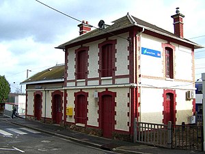 Gare de Maurecourt.