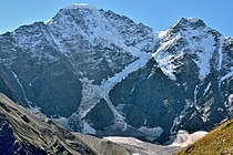 Mt. Donguzorun with glacier at the bottom