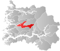 Kart over Førde Tidligere norsk kommune