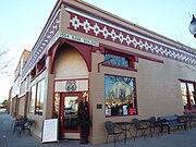 The Bank Building was built in 1904 and is located on the intersection of Second and Kinsley Streets.