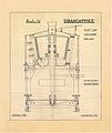 Off. Meccanica Ettore Allievi Codogno (Lodi) disegno n.143 27.9.1921 sbiancatrice scala 1:4