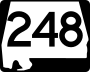 State Route 248 marker