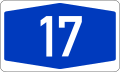 File:Bundesautobahn 17 number.svg