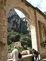 Montserrat, Catalonia, Spain. Funicular to the summit