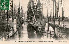 La Brèche à Nogent-sur-Oise en 1912.