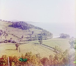 Впадение реки Дагомыс в море и Сочинский мыс, 1900-е гг.