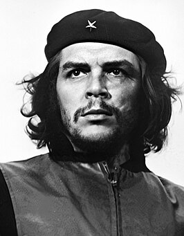 Beroemdste foto van Guevara, genomen in 1960 tijdens de begrafenis van de slachtoffers van de ramp met La Coubre