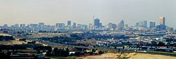 Johannesburg skyline from Gold Reef City