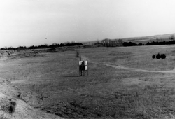 Natural amphitheater at the Medicine Lodge Peace Treaty Site (1969)