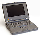 PowerBook 100 met een 9 inch monochroom LCD-scherm (1991)