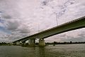 The E 75 crossing the Vistula near Toruń, Poland