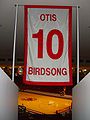 Otis Birdsong's retired number at Hofheinz Pavilion