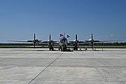 A Boeing B-29, named "FIFI". Owned by the Commerative Air Force.