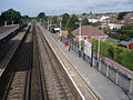 Down platform from footbridge