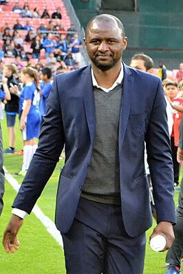 Patrick Vieira als trainer van New York City in 2016