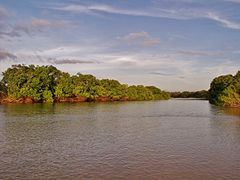 Río Capanaparo en el Parque nacional Santos Luzardo.