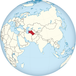 Location o  Turkmenistan  (reid)