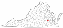 Location in the State of Virginia