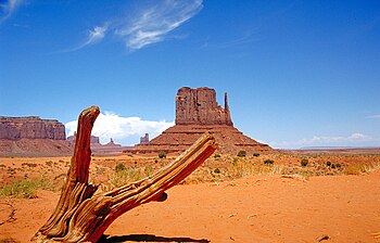 West Mitten Butte Monument Valley in northeastern Arizona