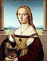 Raffaello Sanzio, Portrait of Young Woman with Unicorn (Lady with unicorn), around 1505 – 1506, oil on canvas, 67 × 56 cm, Borghese Gallery, Rome.