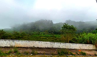 Ribeirão Pires (aquífero), visto a partir da Avenida Rotary.