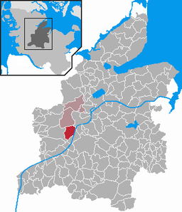 Läget för kommunen Nübbel i Kreis Rendsburg-Eckernförde