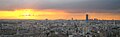 Paris at sunset.