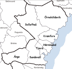 Kommuner i Västernorrlands län