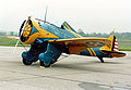 Caza Boeing P-26A con los colores del 19.º Escuadrón de Persecución.