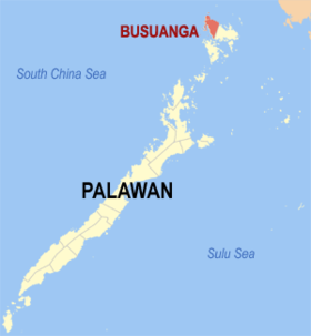 Mapa a pakabirukan ti Busuanga