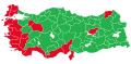 İllere göre, 2010 Yılı Anayasa Referandumu "evet" ve "hayır" oyları 2010 Turkish constitutional referendum "yes" and "no" votes by province 2010 Référendum Constitutionnel Turc "oui" et "aucun" vote par province 2010 Türkische Verfassungsreferendum "Ja"-und "Nein" Stimmen nach Provinz 2010 referéndum constitucional de Turquía que "sí" y "ningún" voto por provincia 2010 referendo constitucional Turco "sim" e "nenhum" voto por província 2010 الاستفتاء على الدستور التركي نعم ولا الأصوات المقاطعة