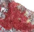 Chalcotrichite (11,4 × 10,1 × 5,6 cm), Cole mine, Bisbee, Arizona.