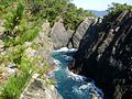 碁石海岸（日语：碁石海岸）的雷岩與亂暴谷