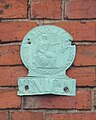 Norwich Union fire insurance mark on Hugglescote Methodist church