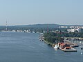 Hamn på kysten av Austersjøen