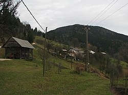 Znojile, pogled na zaselak Zgornje Znojile